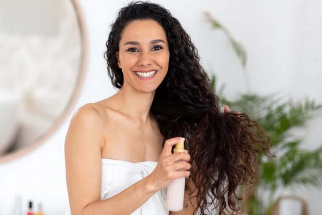 curly hair styling routine layering products curl definition