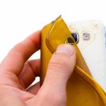 how to clean a phone case wiping dirt from surface