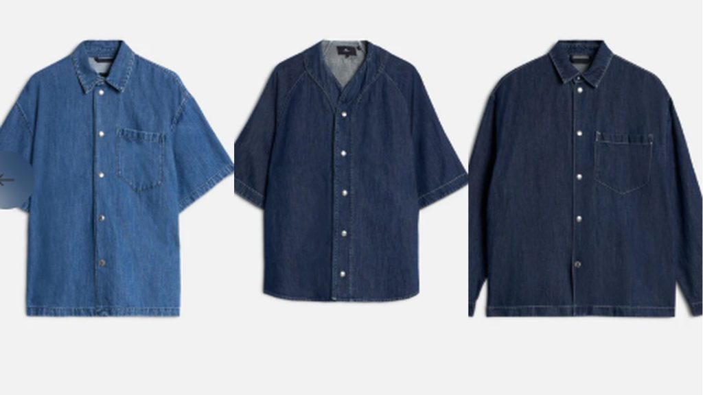 7 For All Mankind men's premium denim shirts collection for office chic style